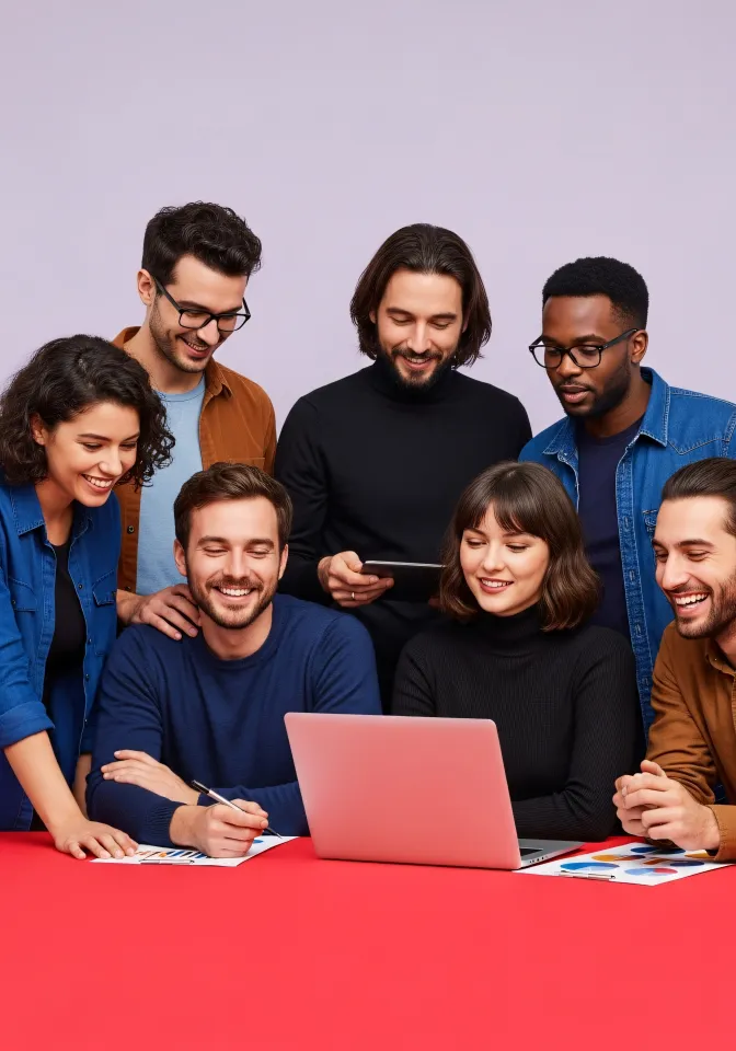 Personas alcanzando metas personales juntos